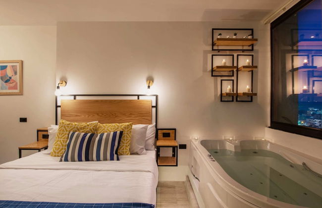 Jacuzzi Studio @ The Pyramids Free Airport Pickup - Foto 3