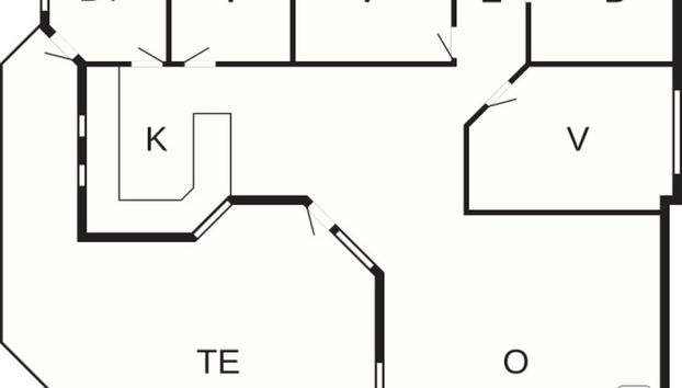 6 Person Holiday Home in Karrebaeksminde - Foto 2, Plano
