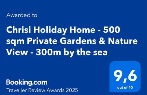 Chrisi Holiday Home - 500 sqm Private Gardens & Nature View - 300m by the sea - Photo 73