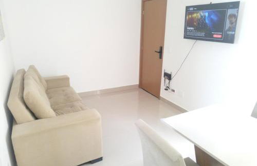 FLAT ACONCHEGANTE poucos min da praia - Foto 46