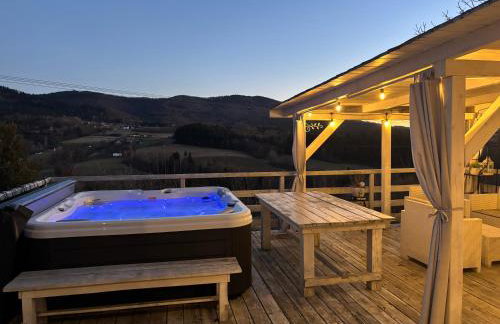 Koperkowy Raj Beskid Wyspowy Domek Małopolska Jacuzzi Playroom - Foto 36