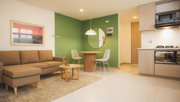 Jungle Style 1BR in Laureles - Foto 5, Habitación