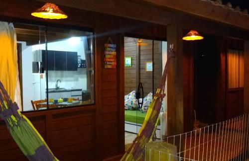 Chalés Praia do Rosa piscina compartilhada - Foto 43