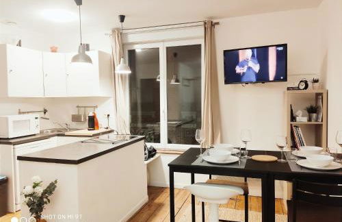 Chaleureux T2 au style VINTAGE - rue gratuite - Foto 3