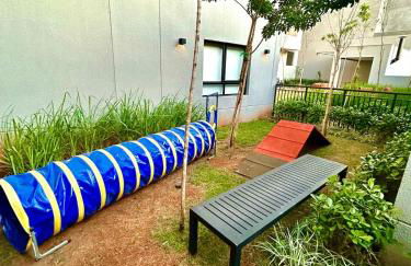 Moema URBAN Heaven - Piscina - Prox Metro - Prox Sh Ibirapuera - Cama Queen - Internet 500mbps - Ar cond - Cozinha completa - Academia - Churrasqueira - Foto 56