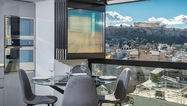 Unique Acropolis View Apartment - Foto 4, Habitación