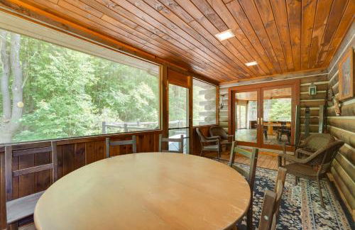 A-Frame Log Home with Game Room Near Lake George! - Foto 30