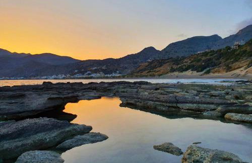 Seaview Villa Tsoutsouros Pool And Jacuzzi Orionas - Foto 22