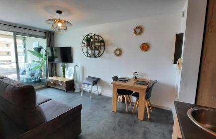 CHARMANT T2 VUE MARINA PLAGES A PIED - Foto 11