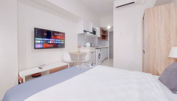 Modern and Cozy Studio at Apartment Tamansari Bintaro Mansion - Foto 4, Habitación