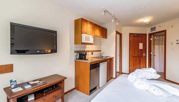 Mountain View Studio in Whistler Village - Unit 414 - Foto 4, Habitación