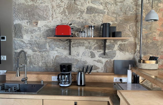 HexenburgbeiDresden Stylishes Designerappartement mit Schlafsofa, Terrasse - Nähe Sächsische Schweiz - Foto 5