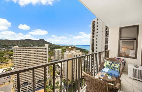 Diamond Head and Ocean views with King Bed and Parking - Foto 6