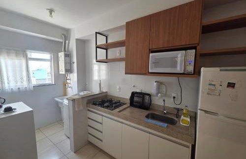 AP centro ao lado do comércio piscina quartos com ar condicionado e estacionamento - Foto 38