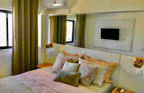 Time Apto 410 Quarto Sala Luxo Conforto na Praia Ponta Verde - Foto 15