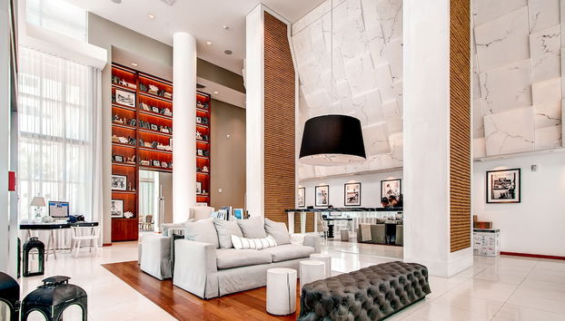 Zona de estar del vestíbulo