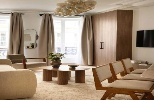 Elegant apartment - 2BR- 6P- Gare Saint Lazare, cleaning included - Foto 7