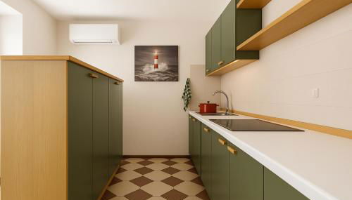 PARATICO - Lakefront Apartment with Pool Access & Free Parking - Foto 5, stove, wardrobe