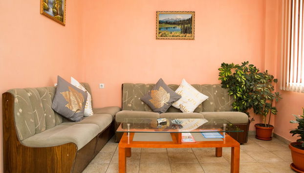 Zona de estar del vestíbulo