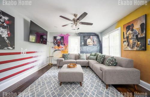 Luxury Sports Art Gallery - 15 mins to ATL Battery - Foto 1