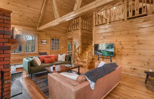 Lakefront Log Cabin, Private Lake Access w/Peloton - Foto 27