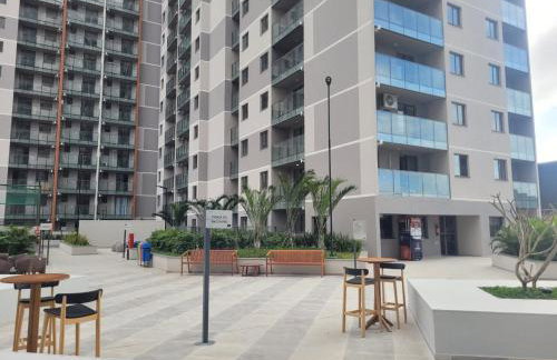 Studio moderno com vista para o Cristo Redentor - Porto Maravilha com piscina - Foto 19