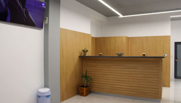 Coin salon dans le hall