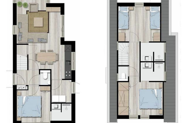 Luxurious, Stately Villa With Washing Machine, on a Holiday Park, Beach at 1 km - Photo 12