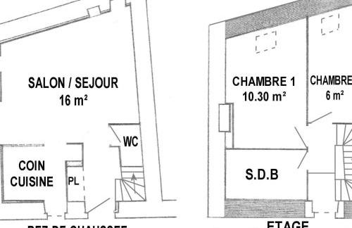 Charmante Maison Rénovée à 500m de la Mer avec Jardin, 2 Chambres, Parking Gratuit - FR-1-306-911 - Foto 3