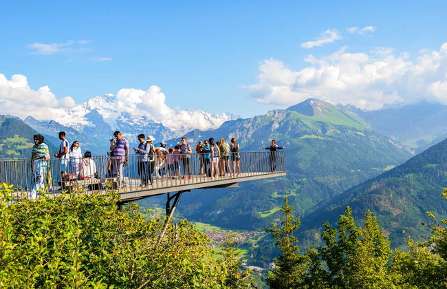 Funiculaire à Harder Kulm - Photo 1
