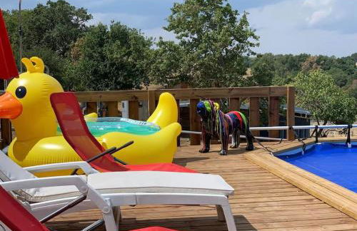 Gite à la ferme avec jacuzzi et piscine chauffée - Foto 16