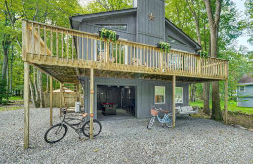 Private Hot Tub Tree-Lined Poconos Home! - Foto 40