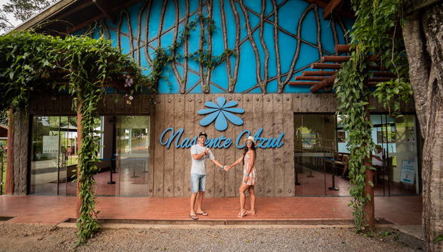 Arrivée au complexe Nascente Azul