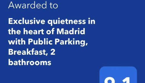 Exclusive quietness in the heart of Madrid with Public Parking, Breakfast, 2 bathrooms - Foto 5