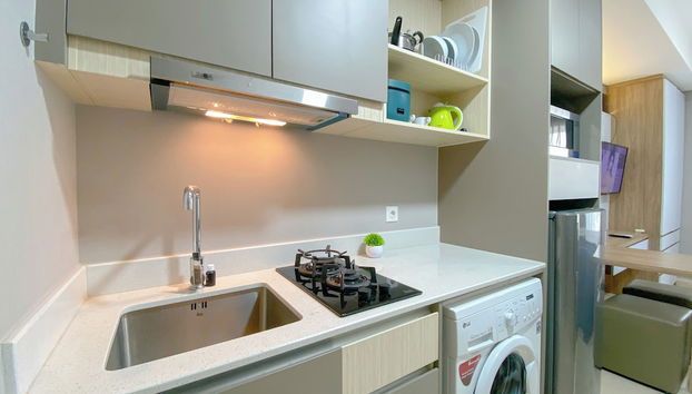 Nice And Restful Studio At Gold Coast Apartment - Foto 4, Cocina privada