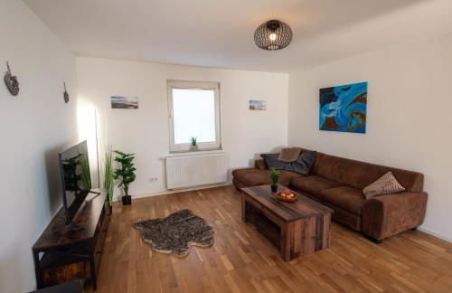 Wohlfühloase - Moderne Ferienwohnung mit großem eingezäuntem Garten in Alleinlage an Feld & Wald, Natur pur trifft auf Komfort, Wellness und gute Erholung - Foto 12