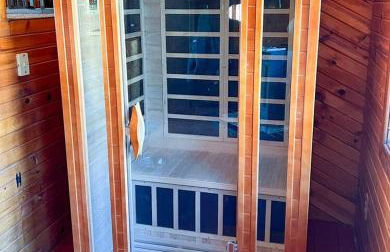 Luxe Spa Cabin: Hot Tub + Sauna + Fire - Foto 23