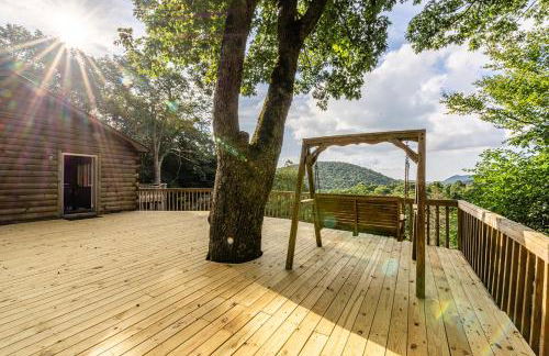 Lodge Cabin Feed Brush Horses Mountain View Hot Tub Fireplace - Foto 1