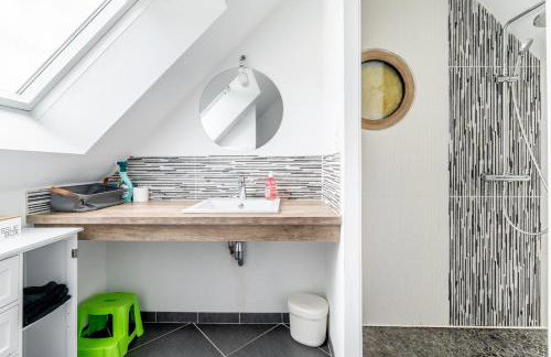 Gite Ti Coz piscine intérieure - Foto 13