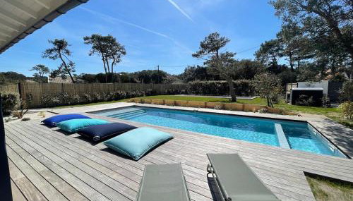 Villa Hondartza à Labenne Océan - Plage à pieds & Piscine Chauffée - Foto 2, Garden, sunbed, Garden view