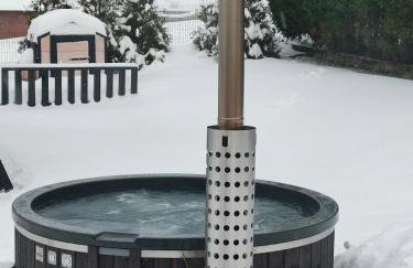 Domek Viking z prywatnym ogrzewanym basenem sauną oraz balią z jacuzzi - Foto 29