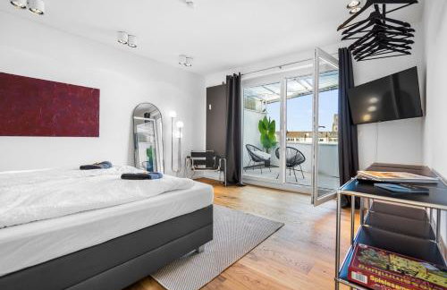 Exclusive penthouse - loft with private parking overlooking cologne cathedral - Foto 3