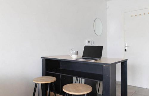T2 Havre paix Toulouse avec terrasse et climatisation - Parking privé - 5 min Métro patte d'oie - Clinique pasteur - Foto 12