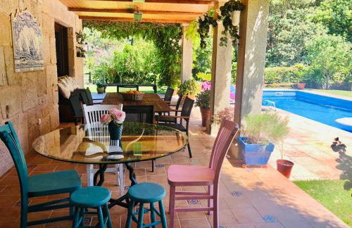 Casa da Lomba Piscina y vistas al mar en Baiona - Foto 24