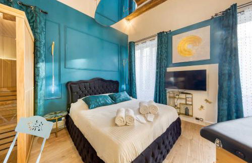 Suite bien être - jacuzzi et sauna / love room - Foto 4