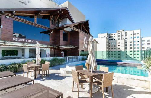 Apartamento completo e moderno com ar condicionado e piscina no centro do RIO - Foto 29