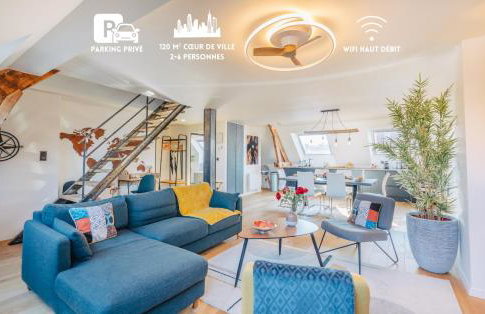 Elegant 120m2-Face cathedrale-6 pers-free Parking - Foto 23
