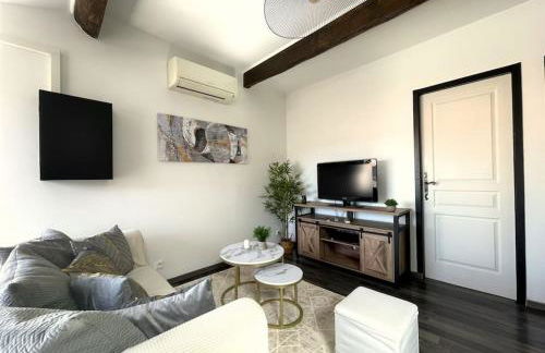 Charme urbain sous les toits-Terrasse/Clim/Parking - Foto 19