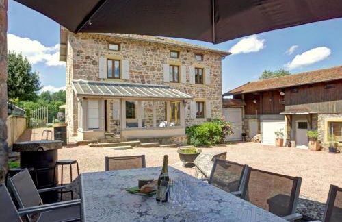 Gîte harmonieux 8 pers avec cheminée et animaux admis - FR-1-496-32 - Foto 9