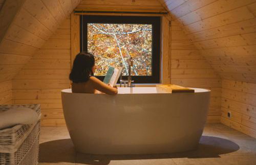 AleBale Przesieka luksusowy dom z bali z widokiem na Karkonosze - Foto 49